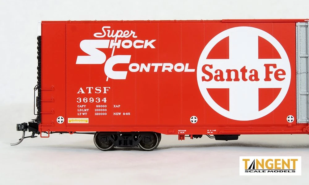 Tangent Scale Models 25023-01 HO Scale Greenville 86' Auto Parts Boxcar Santa Fe ATSF 36908 4 Tangent Scale Models 25023-01 HO Scale Greenville 86' Auto Parts Boxcar Santa Fe ATSF 36908 - Image 4