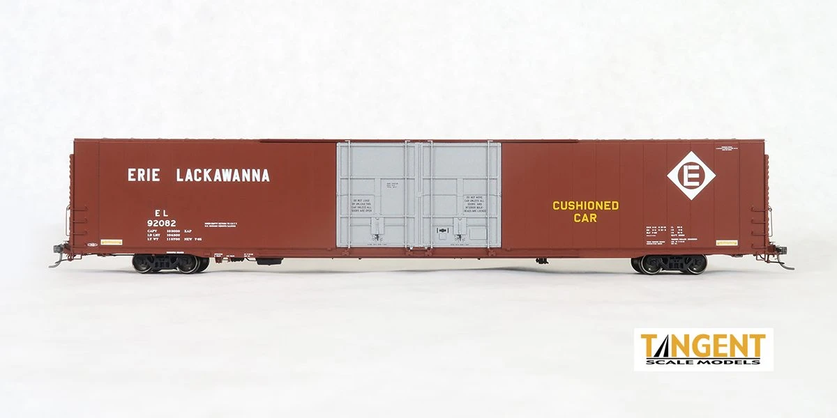 Tangent Scale Models 25025-06 HO Scale 86' Auto Parts Boxcar Erie Lackawanna EL 92085 2 Tangent Scale Models 25025-06 HO Scale 86' Auto Parts Boxcar Erie Lackawanna EL 92085 - Image 2