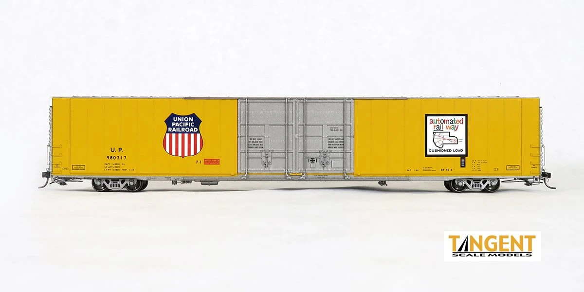 Tangent Scale Models 25033-05 HO Scale Greenville 86' Auto Parts Boxcar Union Pacific UP 980317 2 Tangent Scale Models 25033-05 HO Scale Greenville 86' Auto Parts Boxcar Union Pacific UP 980317 - Image 2
