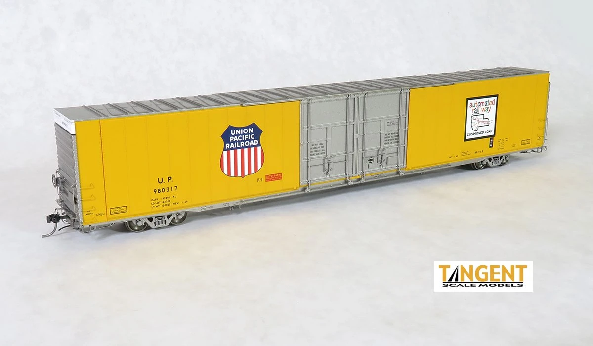 Tangent Scale Models 25033-05 HO Scale Greenville 86' Auto Parts Boxcar Union Pacific UP 980317 1 Tangent Scale Models 25033-05 HO Scale Greenville 86' Auto Parts Boxcar Union Pacific UP 980317