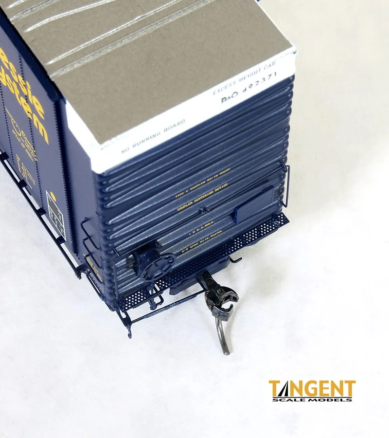 Tangent Scale Models 25510-01 HO Scale 86' Auto Parts Boxcar Chessie System B&O 492354 3 Tangent Scale Models 25510-01 HO Scale 86' Auto Parts Boxcar Chessie System B&O 492354 - Image 3