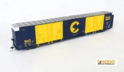 Tangent Scale Models 25510-04 HO Scale 86' Auto Parts Boxcar Chessie System B&O 492383