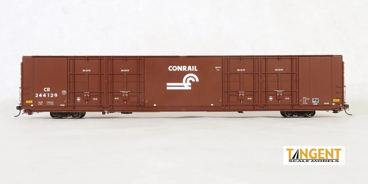 Tangent Scale Models 25511-01 HO Scale 86' Auto Parts Boxcar Conrail "X60R" CR 244125 2 Tangent Scale Models 25511-01 HO Scale 86' Auto Parts Boxcar Conrail "X60R" CR 244125 - Image 2