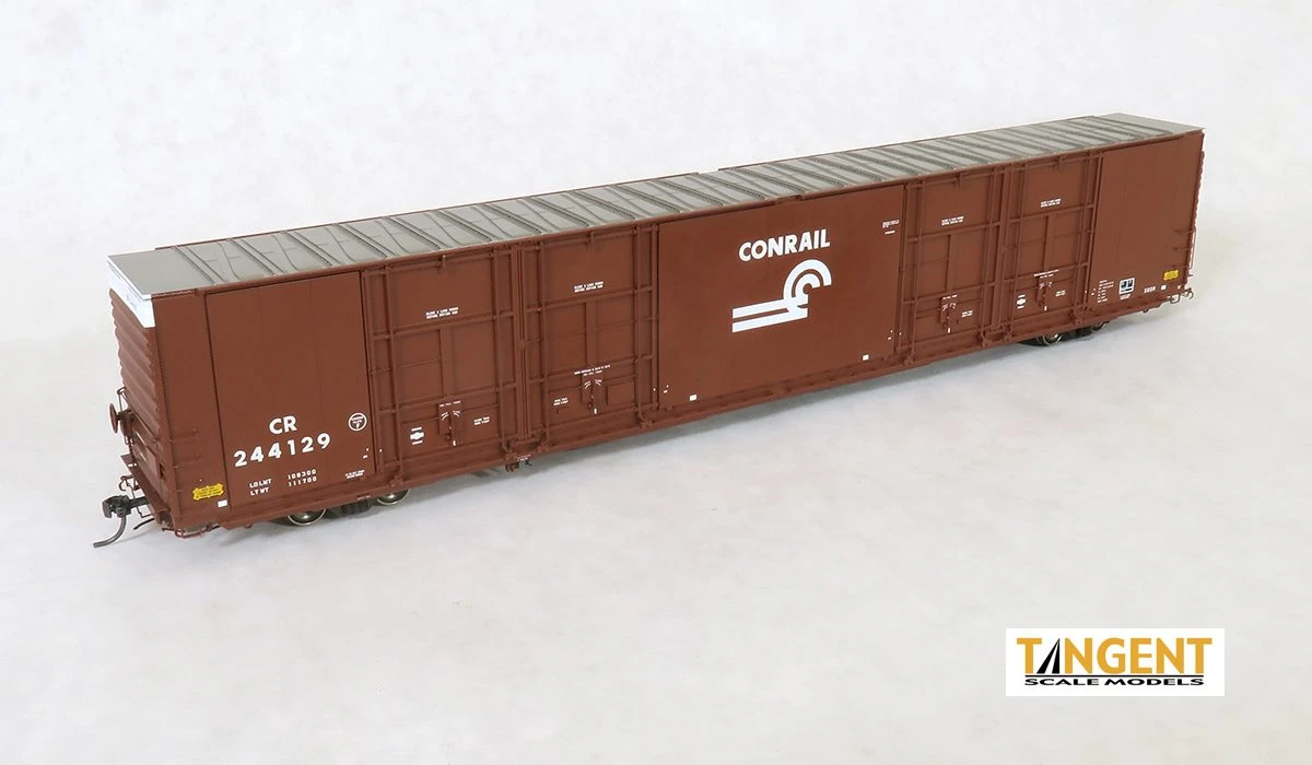 Tangent Scale Models 25511-01 HO Scale 86' Auto Parts Boxcar Conrail "X60R" CR 244125 1 Tangent Scale Models 25511-01 HO Scale 86' Auto Parts Boxcar Conrail "X60R" CR 244125