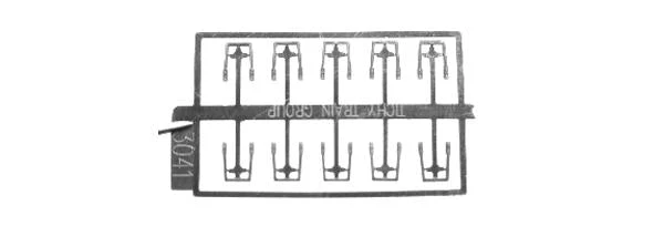 Tichy Train Group 3041 HO Scale Stirrup Steps Slant Side Mount 10 Pieces 1 Tichy Train Group 3041 HO Scale Stirrup Steps Slant Side Mount 10 Pieces