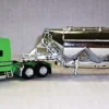 Trucks N Stuff SPEC019 Lime Green/Black 389 Peterbuilt With Chrome Pneumatic Bulk Trailer