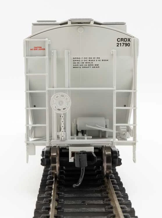 Walthers 910-7576 HO 39' Trinity 3281 2 Bay Covered Hopper CRDX 21790 2 Walthers 910-7576 HO 39' Trinity 3281 2 Bay Covered Hopper CRDX 21790 - Image 2