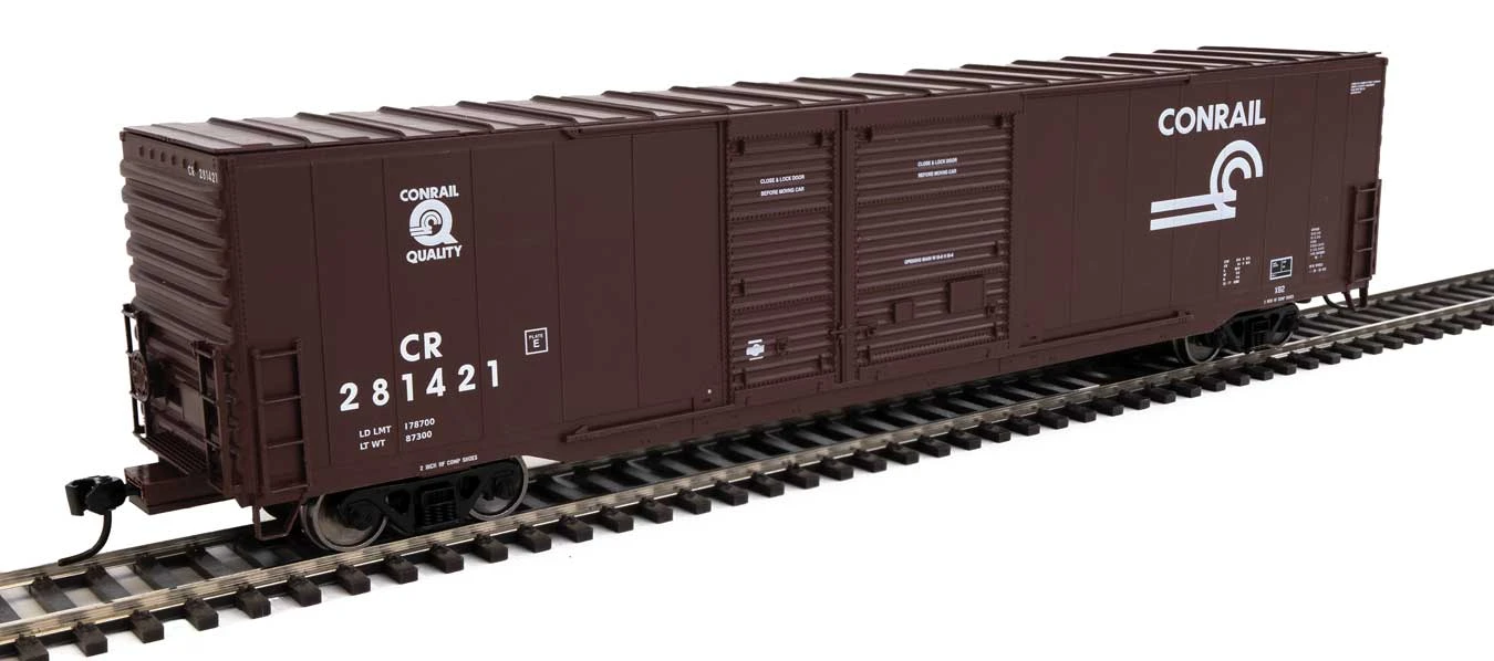 Walthers Mainline 910-3228 HO Scale 60' PS Auto Parts Boxcar Conrail CR 281421 1 Walthers Mainline 910-3228 HO Scale 60' PS Auto Parts Boxcar Conrail CR 281421