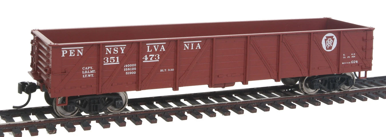 Walthers Mainline 910-5671 HO Scale 40' 50 Ton Drop Bottom Gondola PRR 351473 - NOS 1 Walthers Mainline 910-5671 HO Scale 40' 50 Ton Drop Bottom Gondola PRR 351473 - NOS