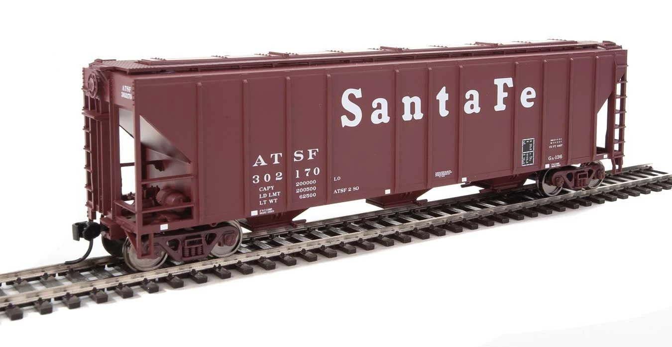 Walthers Mainline 910-7451 HO Scale 50' PS-2 CD 4427 Covered Hopper Santa Fe ATSF 302170 1 Walthers Mainline 910-7451 HO Scale 50' PS-2 CD 4427 Covered Hopper Santa Fe ATSF 302170