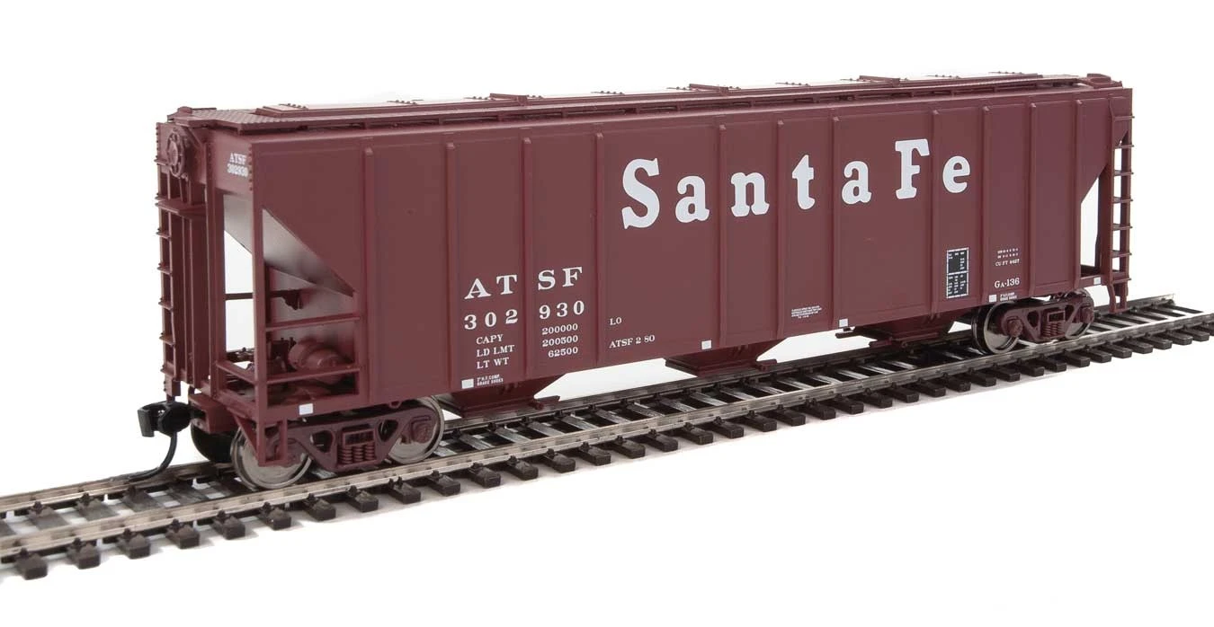 Walthers Mainline 910-7452 HO Scale 50' PS-2 CD 4427 Covered Hopper Santa Fe ATSF 302930 1 Walthers Mainline 910-7452 HO Scale 50' PS-2 CD 4427 Covered Hopper Santa Fe ATSF 302930
