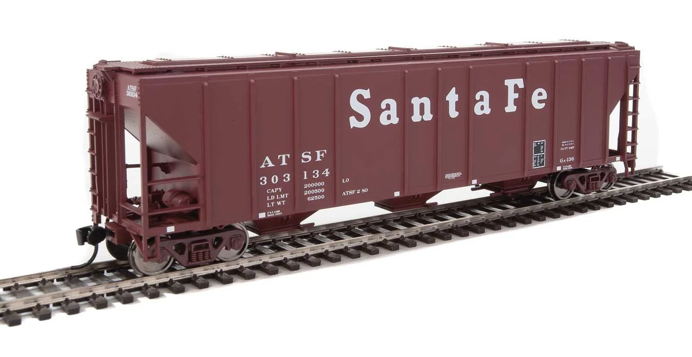 Walthers Mainline 910-7454 HO Scale 50' PS-2 CD 4427 Covered Hopper Santa Fe ATSF 303134 1 Walthers Mainline 910-7454 HO Scale 50' PS-2 CD 4427 Covered Hopper Santa Fe ATSF 303134