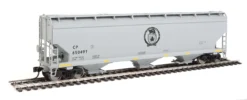 Walthers Mainline 910-7640 HO Scale 60' NSC 5150 3 Bay Covered Hopper Canadian Pacific CP 650491