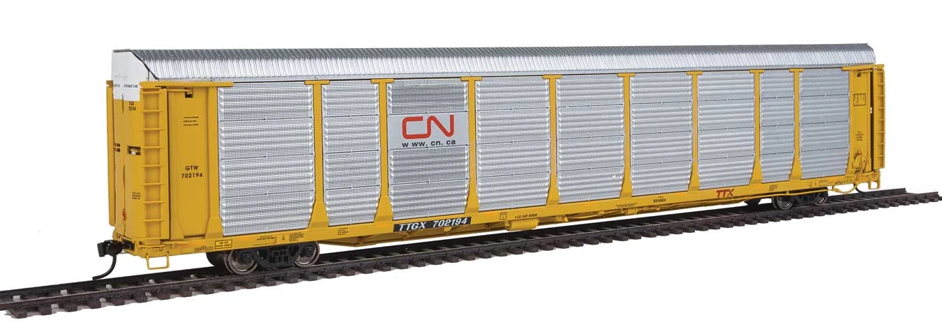 Walthers Proto 920-101351 HO Scale 89' Bi-Level Auto Carrier Canadian National CN/GTW TTGX 702194 1 Walthers Proto 920-101351 HO Scale 89' Bi-Level Auto Carrier Canadian National CN/GTW TTGX 702194