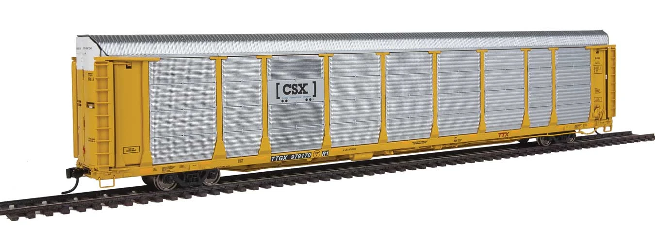 Walthers Proto 920-101355 HO Scale 89' Bi-Level Auto Carrier CSX B-6560 TTGX 979170 1 Walthers Proto 920-101355 HO Scale 89' Bi-Level Auto Carrier CSX B-6560 TTGX 979170