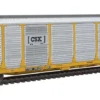 Walthers Proto 920-101357 HO Scale 89' Bi-Level Auto Carrier CSX B-6168 TTGX 981238