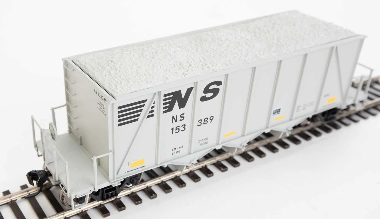 Walthers Proto 920-106025 HO Scale 40' Ortner 100 Ton Aggregate Hopper Norfolk Southern NS 153389 3 Walthers Proto 920-106025 HO Scale 40' Ortner 100 Ton Aggregate Hopper Norfolk Southern NS 153389 - Image 3