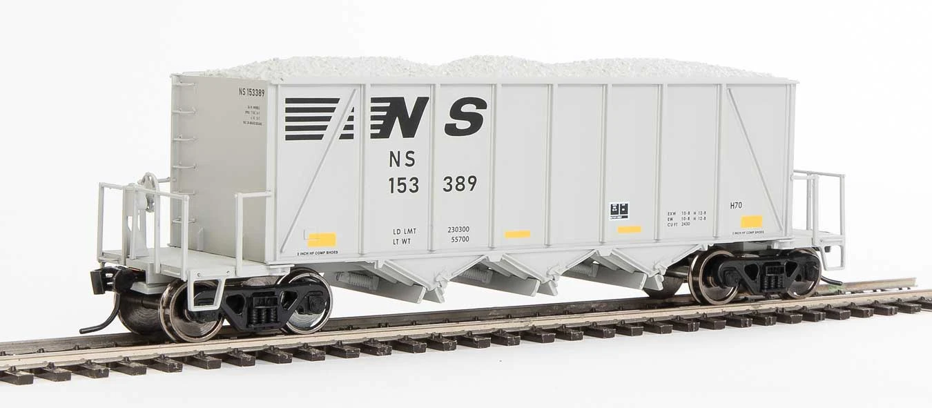 Walthers Proto 920-106025 HO Scale 40' Ortner 100 Ton Aggregate Hopper Norfolk Southern NS 153389 1 Walthers Proto 920-106025 HO Scale 40' Ortner 100 Ton Aggregate Hopper Norfolk Southern NS 153389